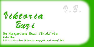 viktoria buzi business card